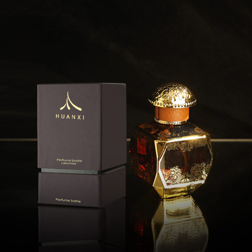 Luxury 50ml Portable Press Spray Bottle New Style Perfume Fine Mist Moisturizing Glass Perfume Fragrance Bottle