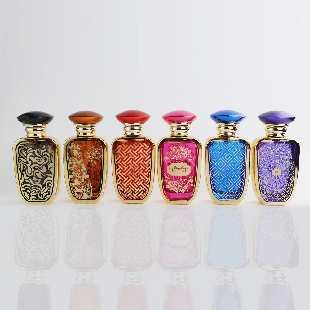 Empty Painted Electroplating Empty Glass Empty Perfume Bottles