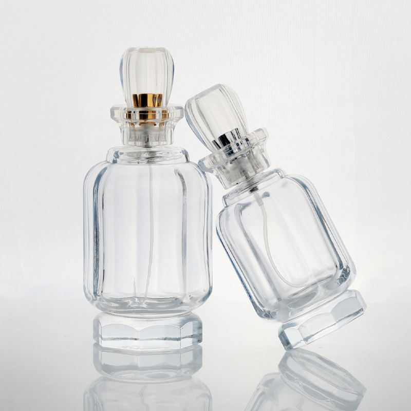 Hot Sale Empty Vintage Perfume Arabic Bottle 50 Ml 100 Ml Perfume Bottle Spray with Fancy Lid