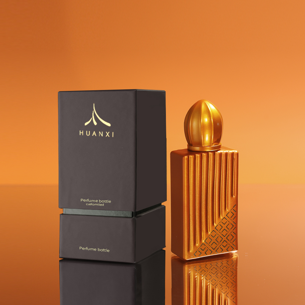Private Label Thick Clear Glass Square Spray Perfume Bottle for Decant Perfumes With Customized Box