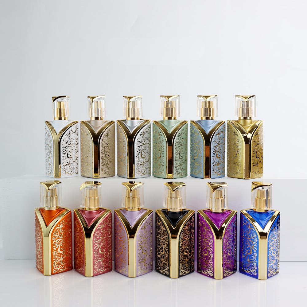 Design Your Own Luxury Perfume Bottle Arabian Perfume Bottle with Crown Cap by Perfume Bottle Manufacturer in China