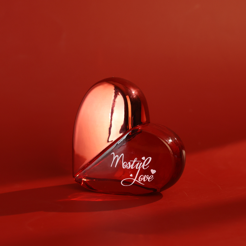 New Arrival Irregular Perfume Bottle Empty Pump Atomizer Clear Crimp 30ML 50ML100ML Glass Spray Perfume Bottle with Gold Cap