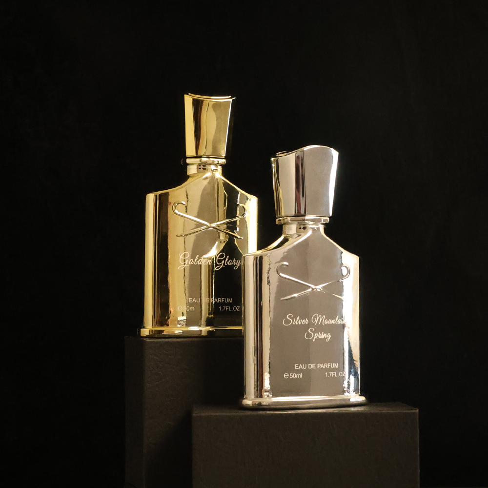 Dubai Empty Perfume Men Fragrance Golden High Quality Arabic Classic Creed Perfume Bottle 50ml