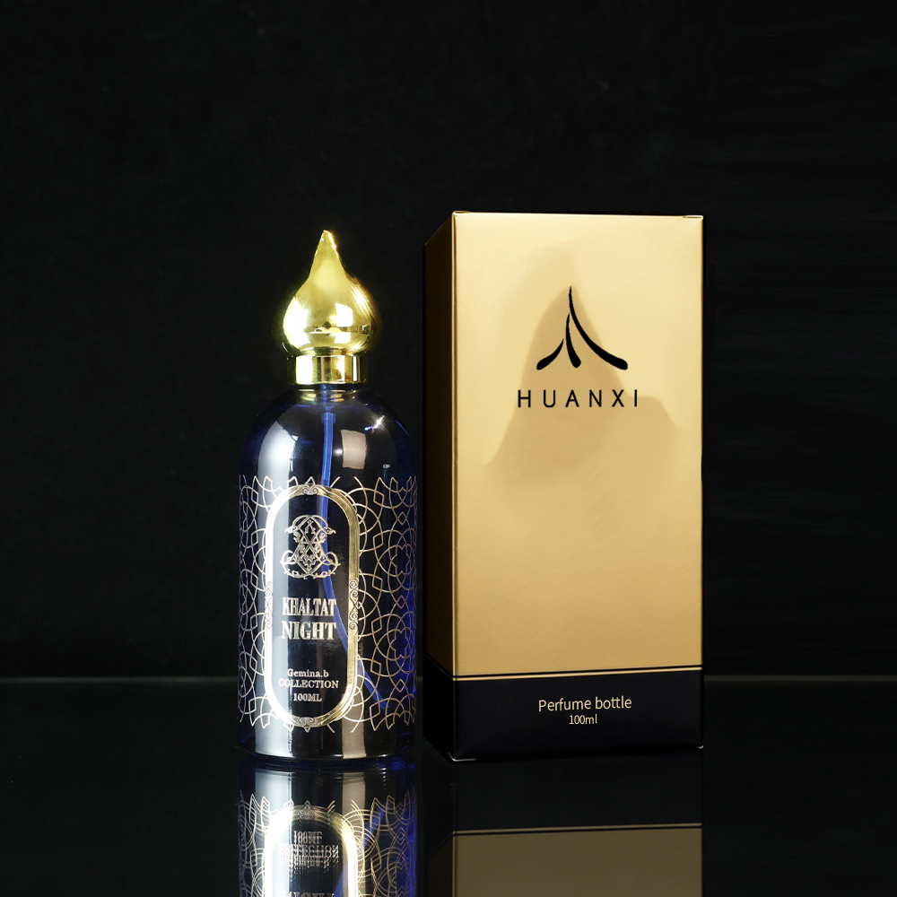Wholesale Unique Design Empty Custom Luxury 30ml 50ml 100ml Cylinder Perfume Glass Spray Bottle with Cap and Box Packing