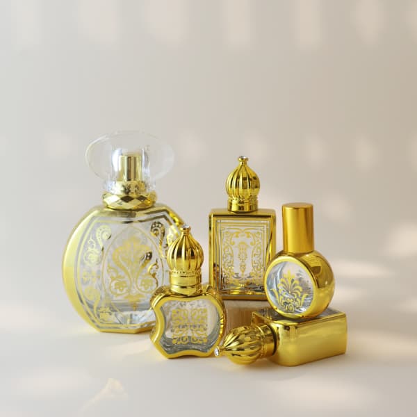 Factory Beautiful 10ml 15ml 50ml Empty Fragrance Bottle Square Perfume Glass Arabian Royal Luxury Bottles